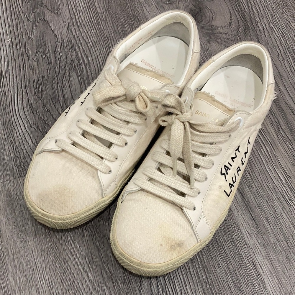 Saint laurent signature canvas sneak